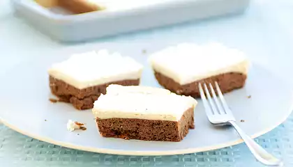 Kahlua Cheesecake Bars (Healthier Version)