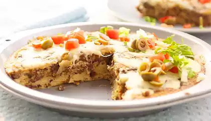 Awesome Impossible Taco Pie
