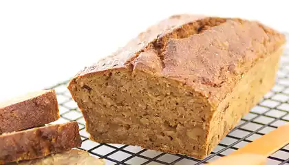 Banana Oats and Walnut Bread