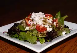 Couscous, Lentil and Arugula Salad with Garlic Dijon Vinaigrette