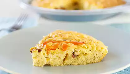 Crustless Bacon and Egg Quiche
