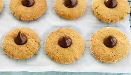 Chocolate Kiss Cookies (Healthier Version)