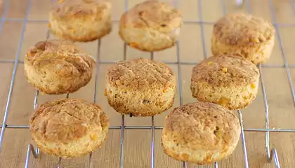 Whole Wheat Cheddar-Pepper Biscuits