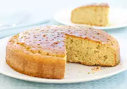 Key Lime Cake with Lime Syrup