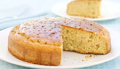 Key Lime Cake with Lime Syrup