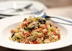 Feta and Mint Bulgur Salad