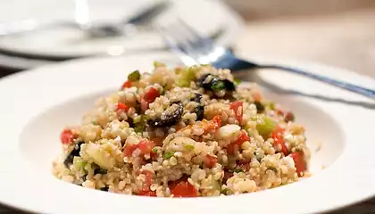 Feta and Mint Bulgur Salad