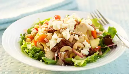 Greek Mac and Cheese Salad