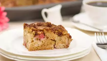 Lunar Rhubarb Cake