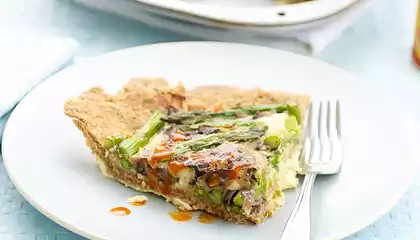 Asparagus and Gruyere Pie