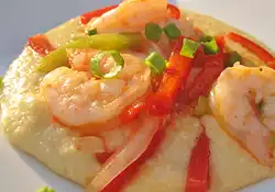 Sauteed Shrimp with Grits