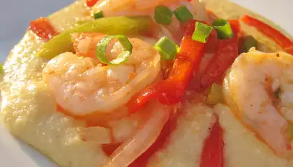 Sauteed Shrimp with Grits