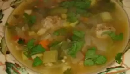 Grandma Fab's Shanghai Meatball Soup