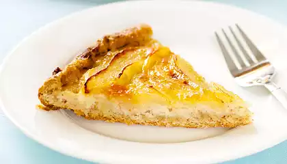 Rustic Pear Galette with Apricot Glaze