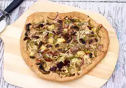 Two Onions, Pineapple and Olive Flatbread