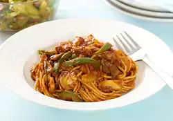 Pasta with Marinara Sauce and Veggies