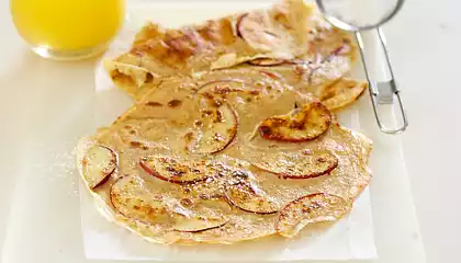 Apple Whole Wheat Crepes