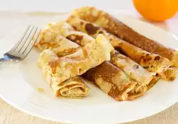 Applesauce Filled Crepes