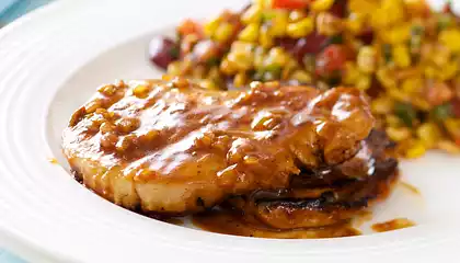 Honey Dijon Glazed Pork Chops