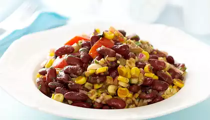 Kidney Bean Salad with Mediterranean Dressing