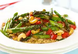 Asparagus Cashew Stir-Fry