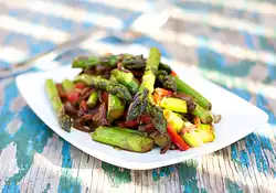 Warm Asparagus Salad