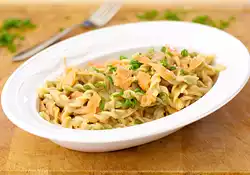 Fusilli with Smoked Salmon