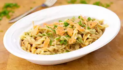 Fusilli with Smoked Salmon