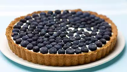 Blueberry Tart - Low Fat