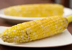 Garlic-Lemon Corn Cob