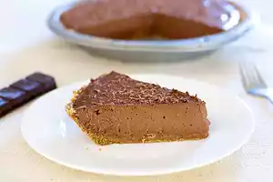 Chocolate Silken Tofu Pie