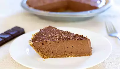 Chocolate Silken Tofu Pie