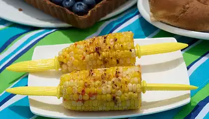 4th of July Grilled Fresh Corn