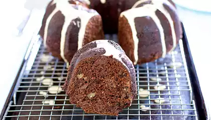 Chocolate Zucchini Rum Cake