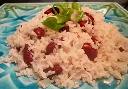 Simple Jamaican Rice and Peas