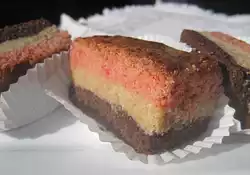 Neapolitan Gooey Cake Bars