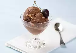 Cherry and White Chocolate Chunk Chocolate Ice Cream