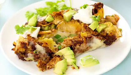 Chicken Enchiladas with Pasilla Chili Sauce