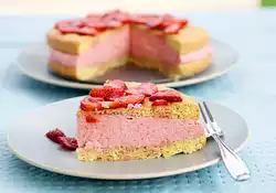 Strawberry Mousse Cake