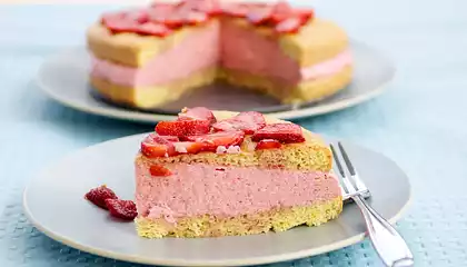 Strawberry Mousse Cake