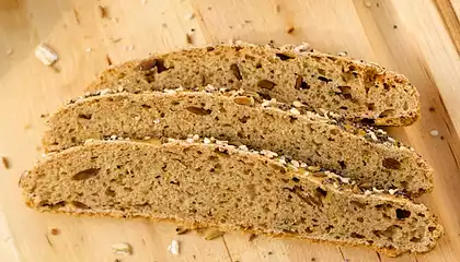 Herbed Whole Wheat Bread with Sunflower and Sesame Seeds