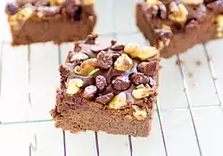 Gluten-Free Black Bean and Chocolate Brownies 