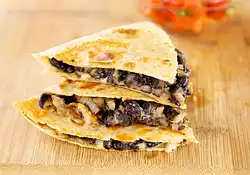 Cheesy Black Bean Quesadillas