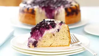 Blueberry Whole Wheat Danish Cheese Cake