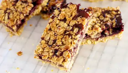 Applesauce Oatmeal Whole Wheat Jam Bars