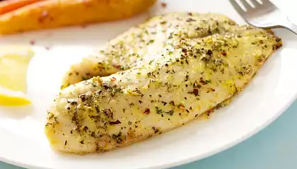 Parmesan Red Pepper Tilapia