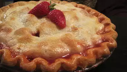 Easy Covered Strawberry Pie