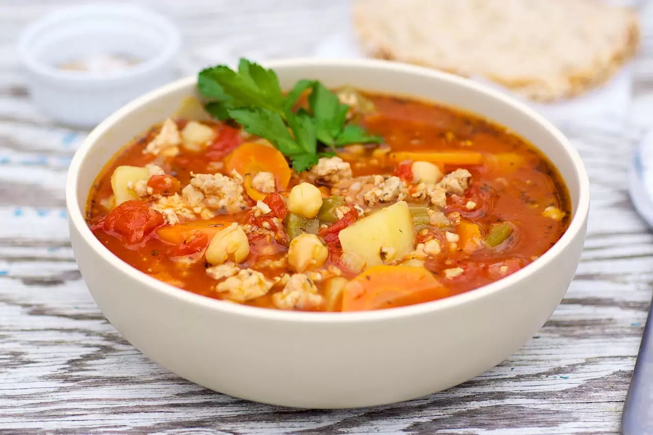 Crockpot Italian Sausage Vegetable Soup Recipe