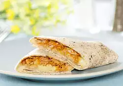 Simple Barbecue Tuna Wrap