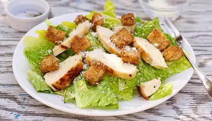 Awesome Chicken Caesar Salad 